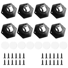 8 Stück Kugelrollen, Schwerlast Möbelrollen, 360° Drehbar Rollen, Selbstklebe...