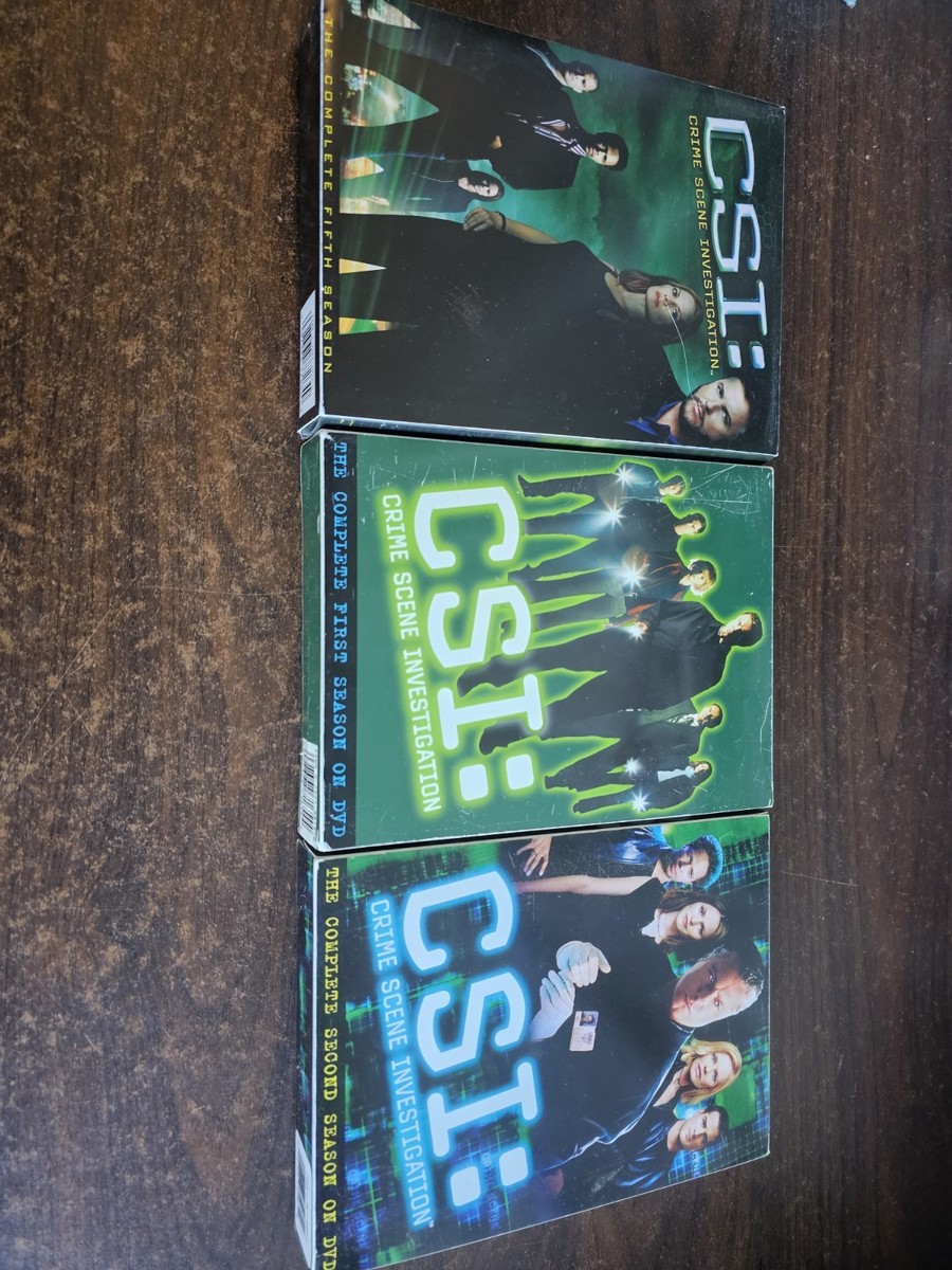 CSI Crime Scene Investigation Lot Of 9 Diff. Seasons Complete DVD
