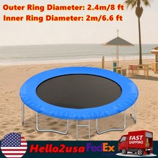 8ft Diameter PVC Trampoline Protection Cover Pad Trampoline Edge Springs Pad