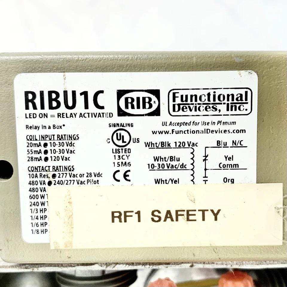 Dispositivos funcionales Rib RIBU1C relé cerrado 10-30 VAC/DC 120 VAC Foto 3 de 4