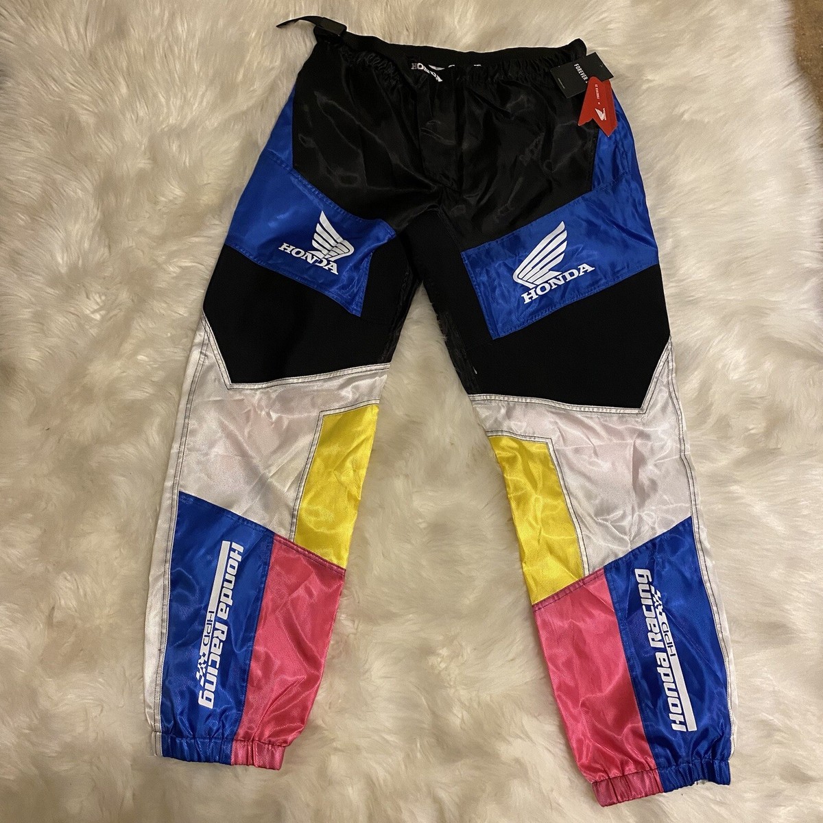 Men's Honda Forever 21 Windbreaker Raver Moto Motorcycle Pants