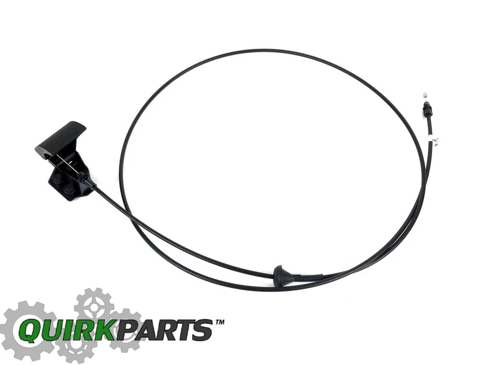 CABLE Y MANGO DE LIBERACIÓN DE CAPÓ GENUINO MOPAR 05-10 GRAND CHEROKEE 06-10 COMMANDER Foto 3 de 4