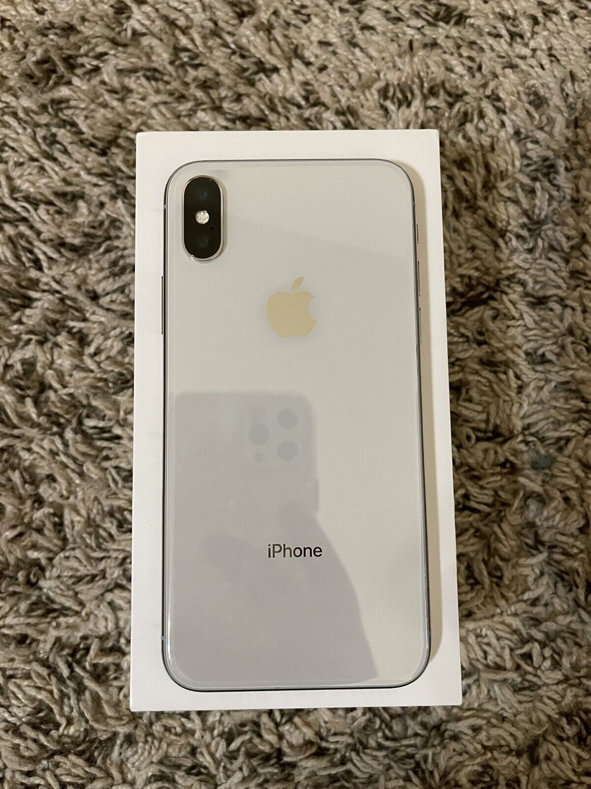 iPhone X Silver 256 GB au smcint.com