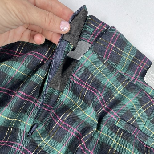 Talbots Chatham Ankle Pant Tartan Plaid 16P Blue Green Red - Picture 13 of 14
