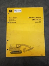 John Deere 690A Hydraulic Excavator Factory Operators Manual OMT38739