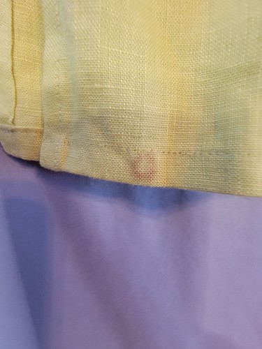 Sutton Studio Bloomingdales 100% Linen Button Up Womens Sz Medium Lime Green - Picture 11 of 11