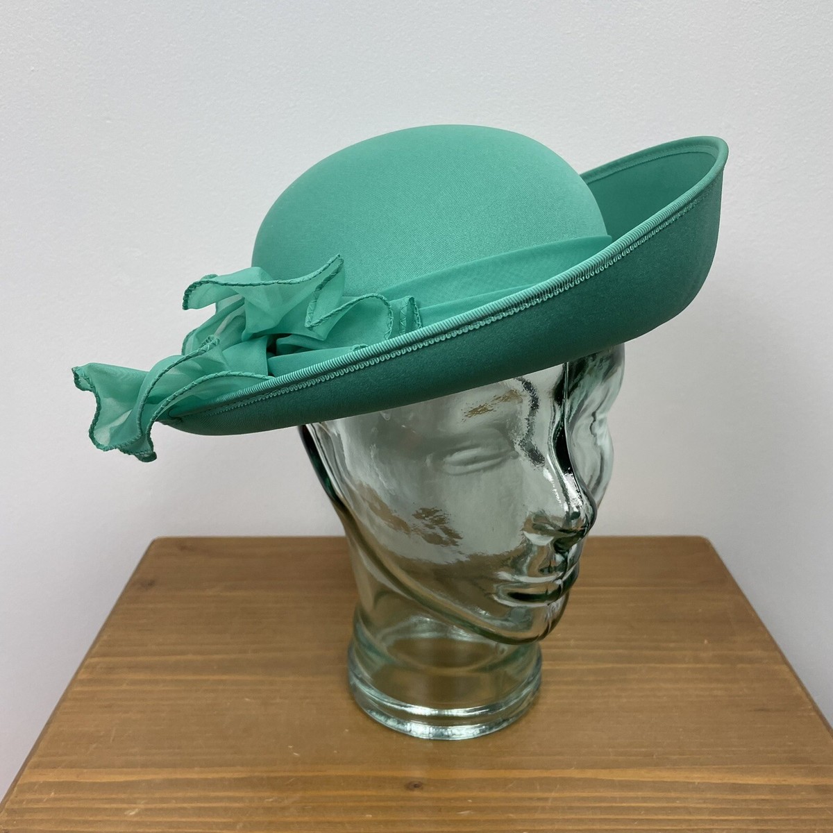 Kangol Formal Emerald Green Hat Wedding Races Mother of the Bride