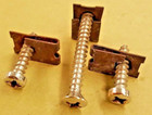 <!--F#f_0-->1955 CADILLAC DASH INSTRUMENT CLUSTER SECUREMENT SCREWS & CLIPS FACTORY ORIGINAL<!--F/-->