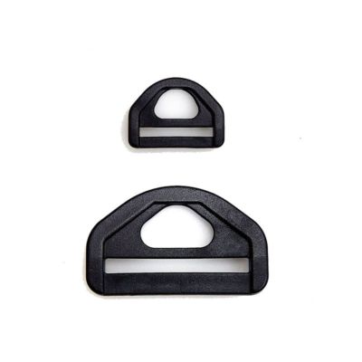 5 St. D-Ring für Gurt/ Kordel 25, 40 mm Kunststoff Schnalle