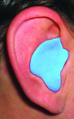 Radians Custom Molded Earplugs Foam Blue CEP002B