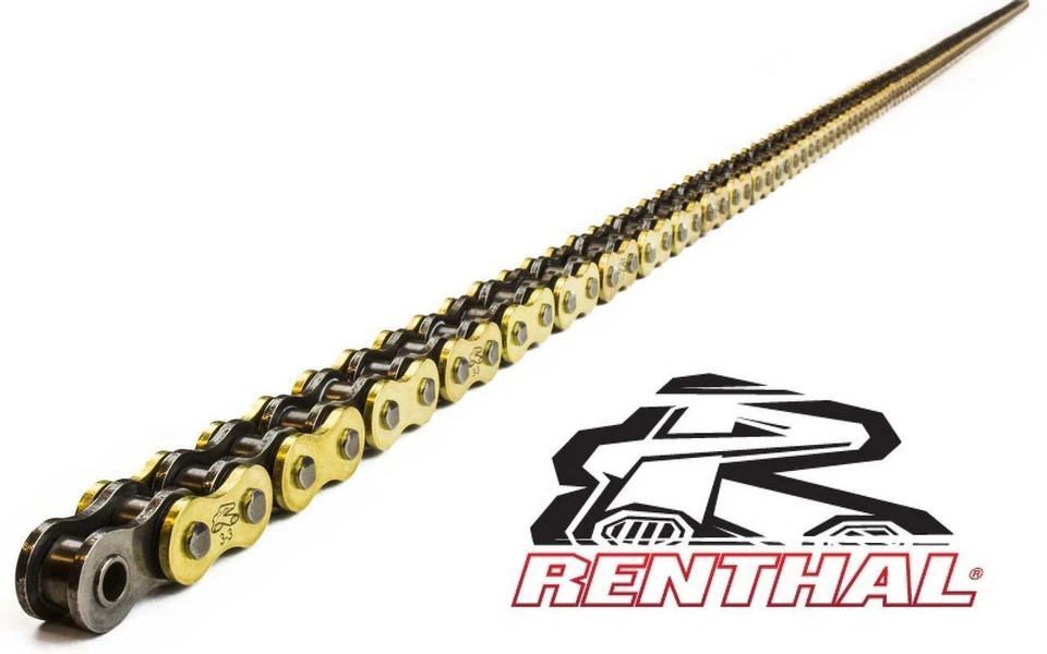 Cadena junta tórica de oro Aprilia SXV550 06-12 Renthal 520-R3 520 x 112 eslabones Foto 4 de 4