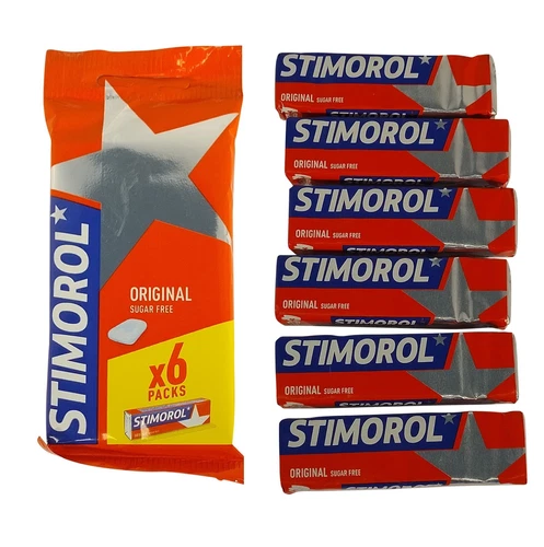 Stimorol Gum | Original | 6 Rolls | Stimorol Chewing Gum Original