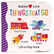 Things That Go: Flip-a-Flap Board Book (Babies Love) - Board book - VERY GOOD