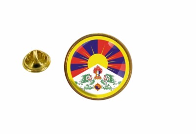Pin's Badge Drapeau Tunisie - Cocarde Ronde 2cm Résine Epoxy