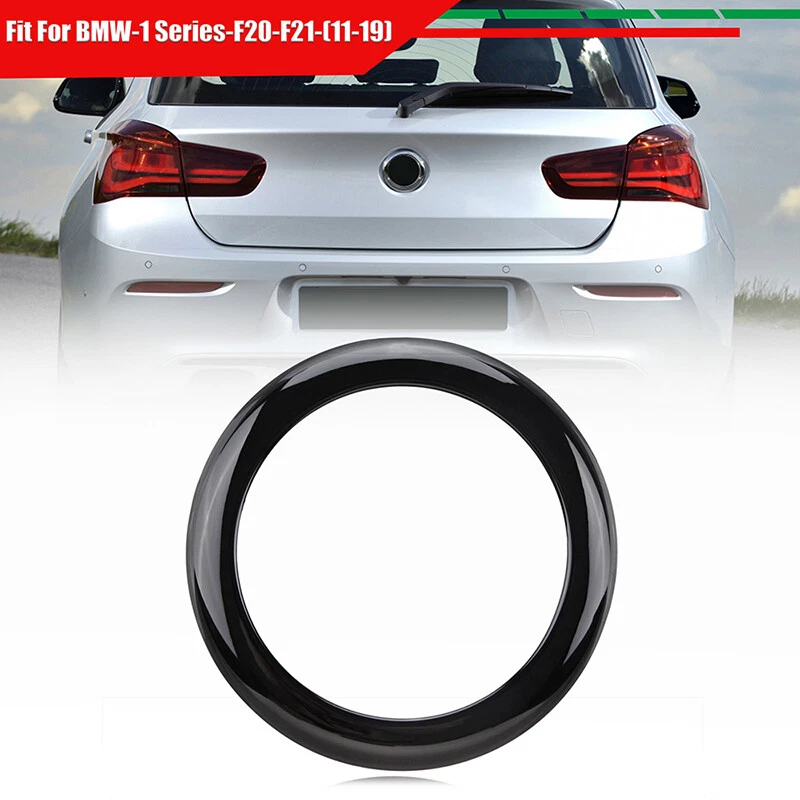 Anillo de arranque con insignia trasera negro brillante envolvente para BMW F20 F21 serie 1 M135i M140i Foto 2 de 4