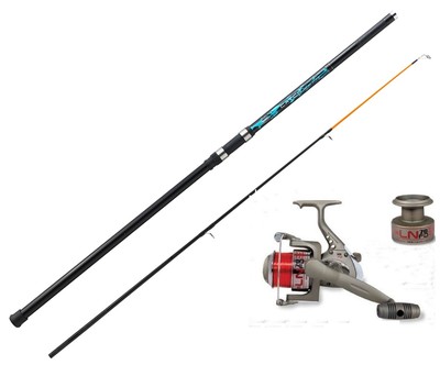 Shakespeare 10ft Pier Beach Combo Sea Fishing Rod LN70 Reel