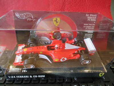 Schumacher F1 Ferrari 2002  1:24 HOT WHEELS VELOCITY X PC DEMO insider team info