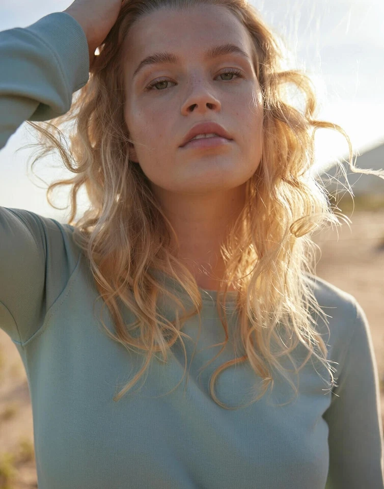 B&C Damen Sweatshirt BIO Organic Crew Neck French Terry organisch WW32B NEU - Bild 4 von 4