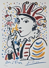 PABLO PICASSO CARNAVAL 1958 CARNIVAL HAND NUMBERED ***/1000 LITHOGRAPH art