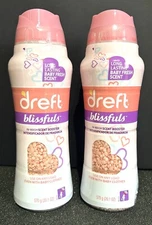 Dreft Blissfuls Laundry Scent Booster Beads ,Baby  20 Oz x 2  (old type package)