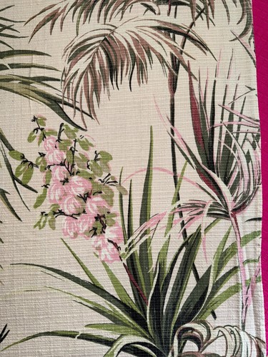 Tissu ancien coton ameublement Urge larg 59 cm x H 200 cm C753 - Imagen 3 de 6