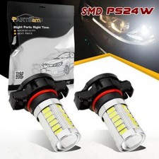 2Pcs High Power 33-5730-SMD 5202 12086 PS24W 6000K Fog Driving Light Bulb Lamp
