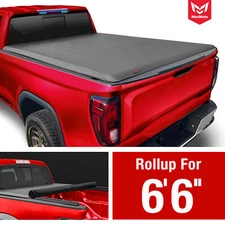 Soft Roll-up Tonneau Cover for 19-24 Silverado/Sierra New 6'7" Bed