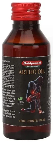 Baidyanath Artho Oil 100ml (Pack of 3) 100% Herbal Ayurvedic Joints Wellness - Picture 3 of 5
