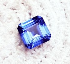 9.25 Ct Certified Natural Tanzanite Square Cut Loose Gemstone With Free Gift