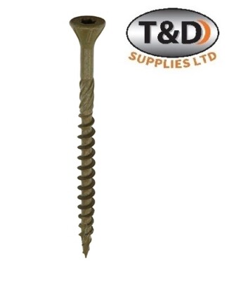 Timco C2 Terrassenschrauben 65 mm x 4,5 mm - grün Torx außen Holzschrauben 1000 Stück