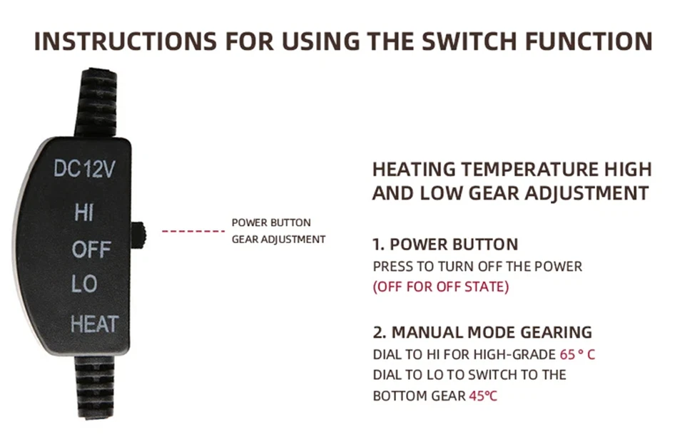 Almohadillas térmicas de lana de cordero calentador de cojines de asiento de coche de invierno para cubierta de asiento con calefacción 2 piezas Foto 3 de 4