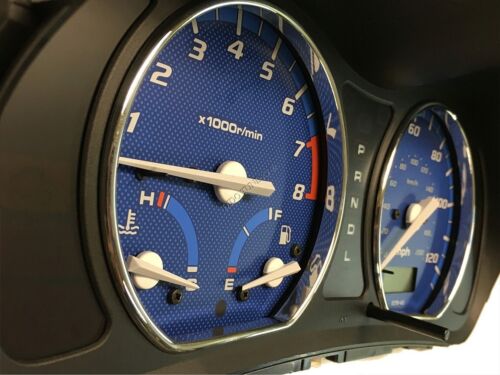 For Honda HR-V HRV I 99-06 Polished Aluminium Chrome Gauge Trim Rings 2pcs - Picture 9 of 12