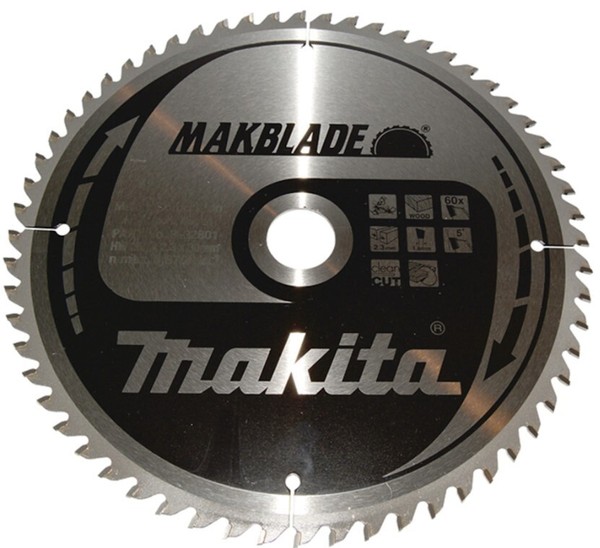 Makita KreissäGeblatt Makblade 260 X 30 Mm Holz SäGeblatt 60 ZäHne B-32801-image
