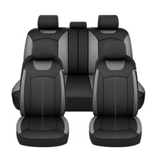 Leather Car Seat Covers Set 5-seats Front Rear Protector Cushion For Chevrolet Leather Car Seat Covers Set 5-seats Front Rear Protector Cushion For Chevrolet
