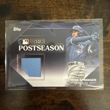 2024 Topps Series 1 - Postseason Performance Relics George Springer #PPR-GS /99…