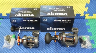 Okuma Cold Water Line Counter Trolling Reel CW DLX LEFT HANDED CHOOSE YOUR MODEL