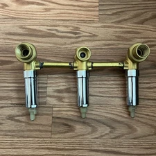 Kingston? Wall Mount Tub and Shower Faucet in Polished Chrome Brass