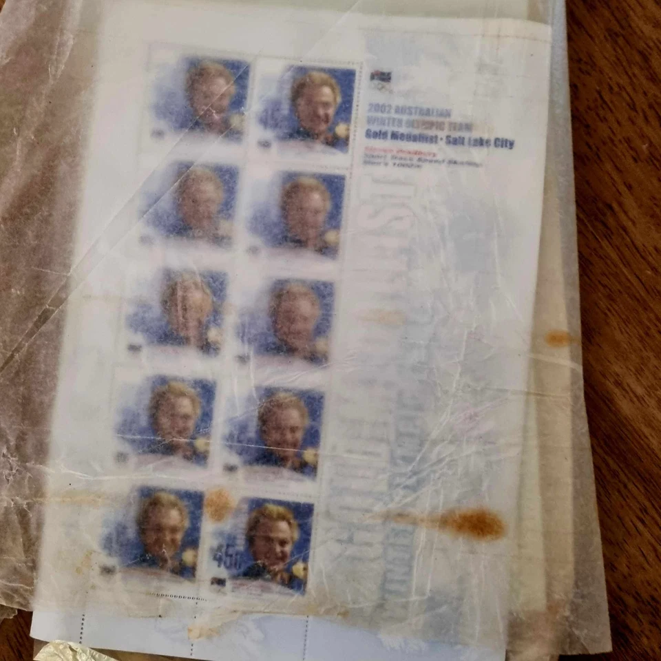 Sydney 2000 Olympic Gold Medalist Stamp Series Unopened–Australia Post Set Rare - Image 3 of 4