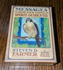 Messages From Your Animal Spirit Guides Oracle Card Deck & Guidebook Farmer Vtg