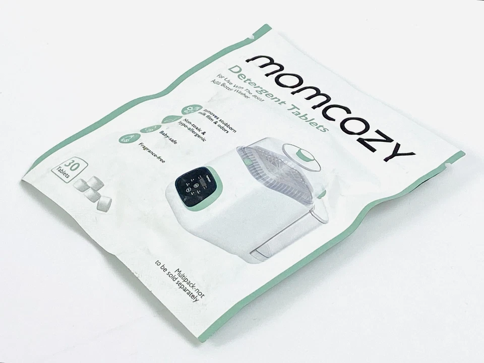 Comprimidos detergente para lavadora de botellas automática Momcozy 120 unidades Foto 4 de 4