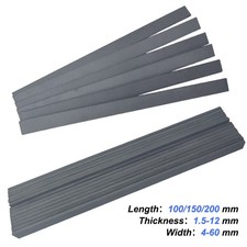 Thick 1.5-12mm Solid Carbide Flat Bar Rod Strip 100/150/200mm Long Turning Tool