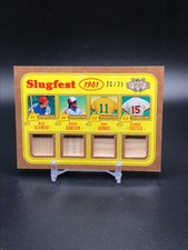 2025 Leaf Lumber 1981 Slugfest Schmidt Dawson Foster Armas /35 Quad Bat Relic