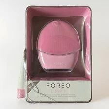 FOREO LUNA 3 Face Cleansing Brush and Massager Normal Skin - Pink