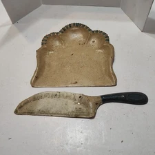Vintage Crumb Catcher Silent Butler Dust Pan Table Scrapers Victorian Painted