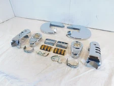 Harley Electra Glide Chrome Left & Right Front Wheel Rotor & Caliper Dress Kit