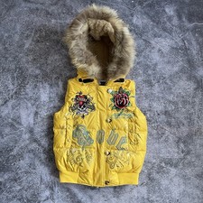 Ed Hardy by Christian Audigier Women  s Vest Size XS   Big Logo Designer Gilet