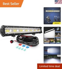 20 Inch Zh409 Led Light Bar - Triple Row Design With Adjustable Mounting Bracket 20 Inch Zh409 Led Light Bar - Triple Row Design With Adjustable Mounting Bracket