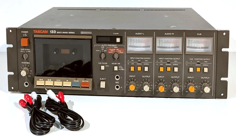 🔥【ПРОФЕССИОНАЛЬНЫЙ РЕМОНТ】Кассетная дека Tascam 133 2-скоростная/3-канальная Syncaset ~ Крепление в стойку!💥ГАРАНТИЯ - Изображение 2 из 4
