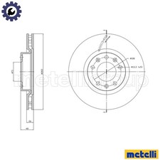 2x BRAKE DISC 23-1764C FOR PEUGEOT 308/II/SW CITROEN C4/GRAND/SPACETOURER 1.2L