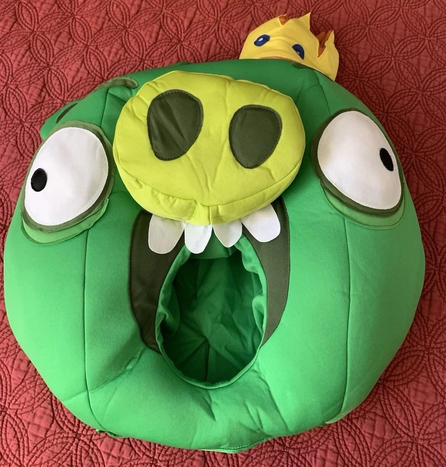 ROVIO ANGRY BIRDS APP KING PIG MASK FANCY DRESS HALLOWEEN COSTUME - Image 4 of 4